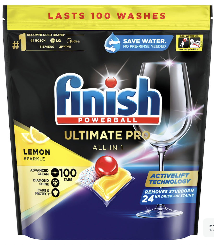 FINISH ULTIMATE PRO ALL IN 1 LEMON - 100 PACK