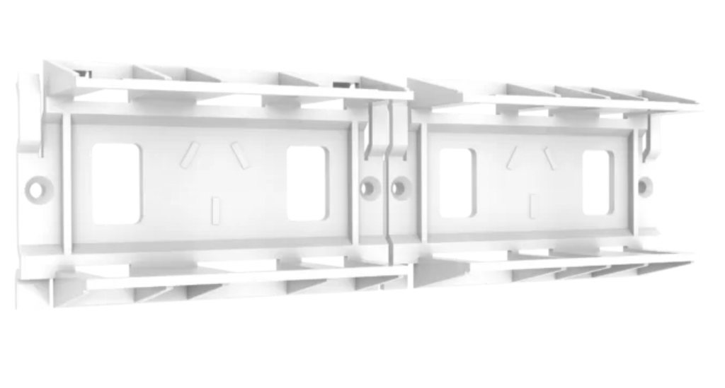 Wire Grid Series Quad GPO Clip (WHITE)