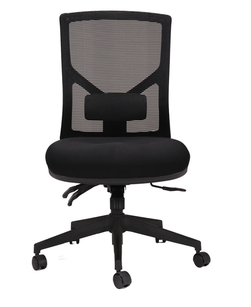 RAPIDLINE BREEZE CHAIR MEDIUM MESH BACK BLACK