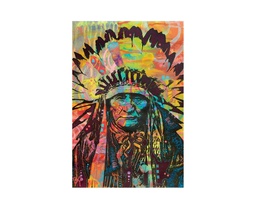 [CH_0182] ICANVAS "NATIVE AMERICAN II" BY DEAN RUSSO CANVAS PRINT