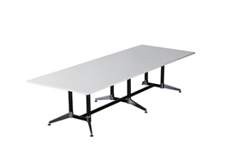 RAPIDLINE TYPHOON BOARDROOM TABLE 3200 X 1200 X 750MM WHITE
