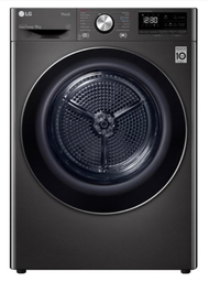 LG DVH9-09B Series 9 9kg Heat Pump Dryer with Inverter Control (Black Steel)