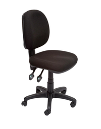 RAPIDLINE EC070BM OPERATOR CHAIR MEDIUM BACK 2 LEVER BLACK